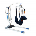 Electric Patient Lifter Hoist - Portable with Steel Frame and 180KG Capacity for Home Care or Hospital Use