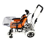 Pediatric Reclining Wheelchair - MUNIU for Cerebral Palsy Children Adjustable Seat Width 25-32cm Adjustable Seat Height 35kg