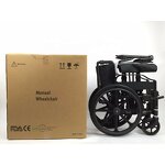 All Plastic Wheelchair - No Metal Magnetism MRI Compatible for MR and CT Use