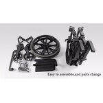 All Plastic Wheelchair - No Metal Magnetism MRI Compatible for MR and CT Use