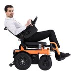 Off Road Electric Wheelchair - Heavy Duty with 55Ah*24V Battery for Disabled