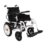 Folding Electric Wheelchair - 250W*2 Portable with 24V 12Ah Battery 15-20km Range for Disabled