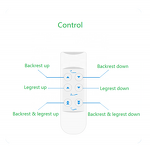 Electric Nursing Mattress Lifter - Multi Function Medical Nursing Bed Homecare Comfortable Germany Motor 135kg Capacity Adjustable Backrest