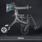 Power Assist Walker Scooter - Best Electric Mobility Rollator With Seat for Senior