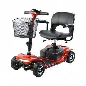 Folding Electric Mobility Scooter - MUNIU MN3431 180W Motor 6km/h 20km Range 4 Wheel for Adults 100kg Capacity