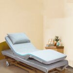 Electric Nursing Mattress Lifter - Multi Function Medical Nursing Bed Homecare Comfortable Germany Motor 135kg Capacity Adjustable Backrest