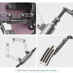 Left Foot Accelerator Pedal - for Handicapped Driving Car