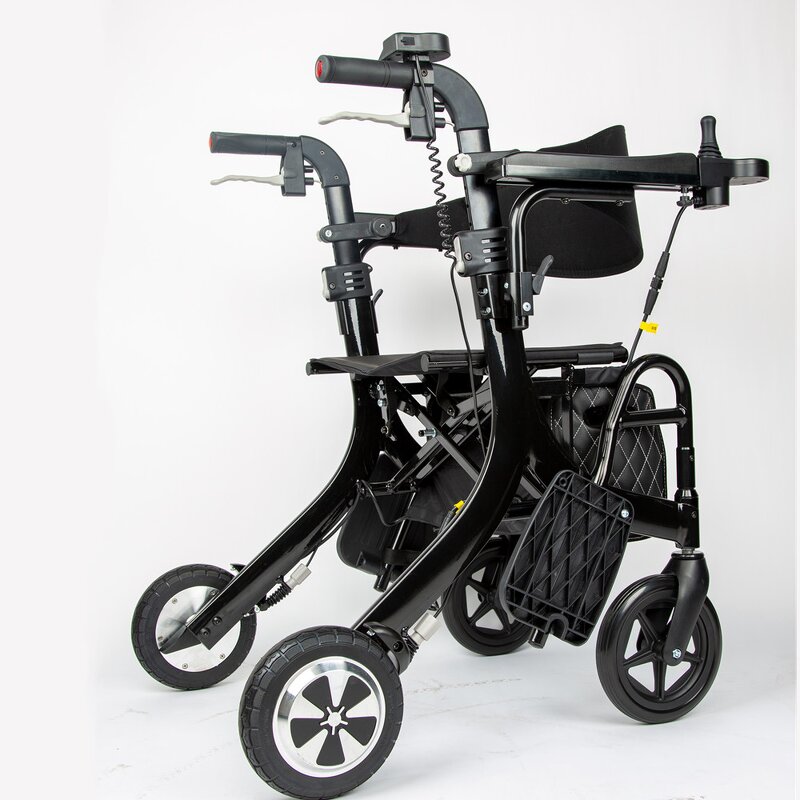Electric Rollator Walker - Rehabilitation Therapy Supplier Multi-function for the Elderly