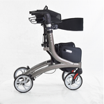 Bariatric Walker Rollator - Aluminum 4 Wheels With Seat for Elderly