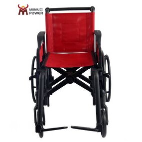 Manual Wheelchair - Rehabilitation Therapy Supply for Disabled Elderly People MRI