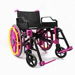 MRI Manual Wheelchair - No Metal Plastic Waterproof Shower Wheel Chair