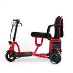 Folding Electric Mobility Scooter - Lightweight 36V 8Ah 3 Wheels 300W for Elderly 30km/h 130kg
