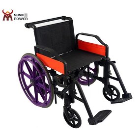 Plastic MRI Wheelchair - No Metal Light Weight Waterproof Hospital Medical for Disabled People