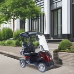 Two-Seater Mobility Scooter - MUNIU Heavy Duty 24V 1500W 4 Wheel for Elderly
