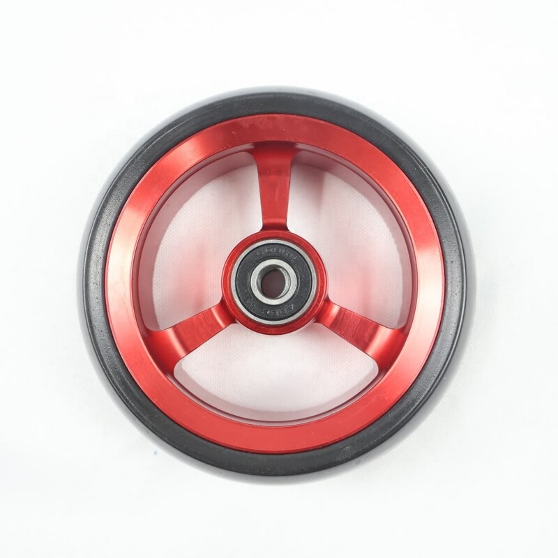 Wheelchair Front Wheel - Optional Sizes 4 Inch PU Parts for Sport Wheelchair