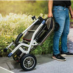 Electric Mobility Scooter - MUNIU Lightweight Easy Folding 180W Brushless Motor 25V 10Ah Lithium Battery