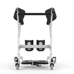 Patient Transfer Chair - Sit to Stand Lift Toilet Commode Wheelchair for Elderly