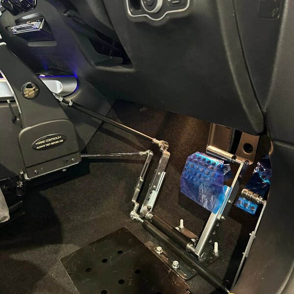 Handicap Portable Driving Aids - Car Push Pull Hand Control for Handicapped