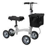 Knee Scooter Walker - All Terrain Lightweight Foldable Foot Recovery for Foot Injuries With Storage Bag