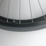 Wheelchair Rear Wheel - Muniu 24*1 Aluminium Alloy & Plastic with Push Hand Rim Spare Parts