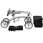 Knee Scooter Walker - All Terrain Lightweight Foldable Foot Recovery for Foot Injuries With Storage Bag