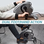 Mini Exercise Stationary Bike - Rehabilitation Physical Therapy Training Foot Pedal Spinning Cycle with CE Certificate