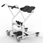 Patient Transfer Chair - Sit to Stand Lift Toilet Commode Wheelchair for Elderly