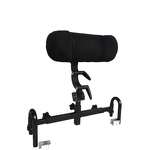 Wheelchair Headrest - MUNIU POWER HR01 Adjustable Spare Parts Plastic Steel Frame for Electric Wheelchairs