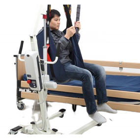 Electric Patient Lifter Hoist - Portable with Steel Frame and 180KG Capacity for Home Care or Hospital Use