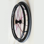 Wheelchair Rear Wheel - 24*1 Inch Active Spare Parts Aluminum Spoke with Quick Release for Disabled