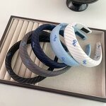 Hair Band Manufacturer - Wholesale Blue Makeup Checker Plaid Stripe Sponge Padded