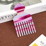 Hair Combs Manufacturer - Wholesale Custom Large Square Wide Tooth Cellulose Acetate