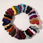 Scrunchies Manufacturer - Bulk Soft Elastic Hair Band Fuzzy Plush Fluffy Velvet