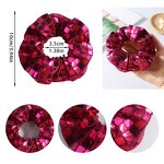 Scrunchies Manufacturer - Wholesale Laser Metallic Square Sequin Mermaid Checker