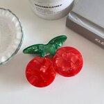 Hair Clamp Manufacturer - Big Funky Cherry Carrot Acetate Food Fruit Claw Clip