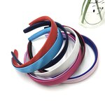 Head Band Manufacturer - Custom 2cm Women Children DIY Plastic Plain Satin Cooling