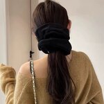 Scrunchies Manufacturer - 21cm Elastic Hair Tie Fuzzy Towel Water Absorption Xxl