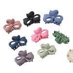 Hair Clamp Manufacturer - Exquisite Large Cute 5 Round Matte Hollow Bow Butterfly
