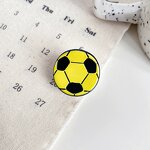 Hair Clamp Manufacturer - Small Mini Sport Basketball Rugby Football Acetate Claw Clip