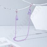 Necklace Manufacturer - 55 CM Acrylic Link Candy Jelly Teddy Bear Charm Anti Lost