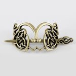 Hairpins Manufacturer - Retro Golden Metal Knot Celtics Hair Clip Viking Goth Pan