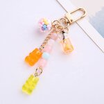 Keychain Manufacturer - Wholesale Cartoon Cute Candy Jewelry Acrylic Resin Cup Bottle