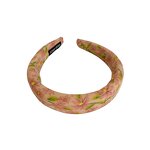 Hair Band Manufacturer - Vintage Fall Winter Makeup Sponge Padded Flower Fabric Cloth