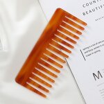 Hair Combs Manufacturer - Wholesale 15cm Custom Large Square Wide Tooth Cellulose Acetate