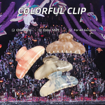 Hair Claw Manufacturer - Snake Wavy Moon Painting Half Round Shark Zigzag Resin