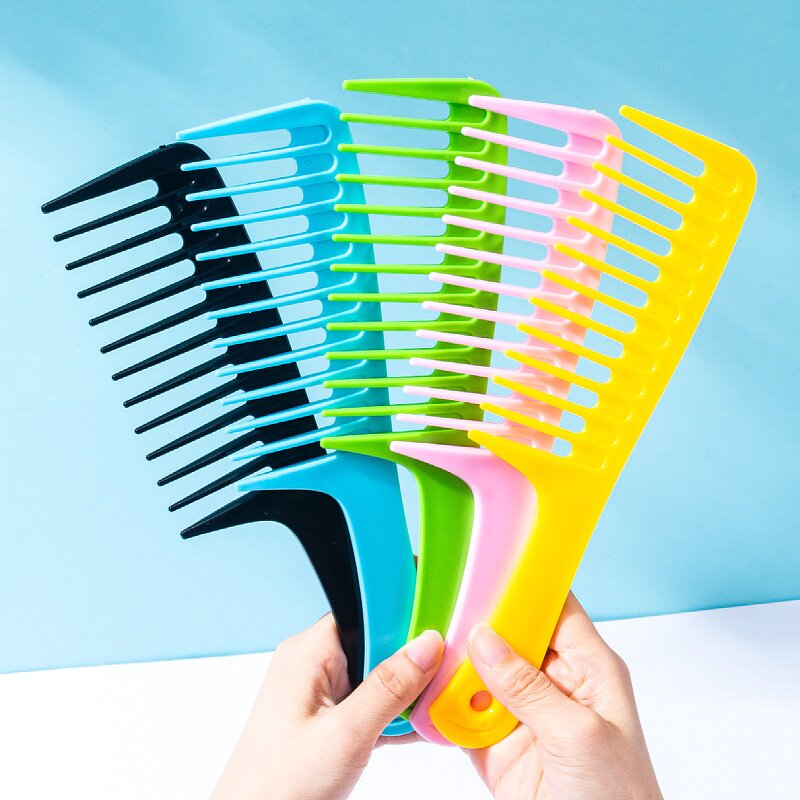 Hair Comb Manufacturer - Wholesale Hair Cutting Salon Big Plastic Wide Tooth