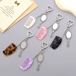 Comb Manufacturer - Custom Makeup Pocket Mirrors Car Keychain Bag Hanging Marble