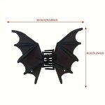 Hair Clamp Manufacturer - 2025 Halloween Matte Jaw Large Bat Wings Frosted Alloy