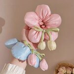 Scrunchies Manufacturer - Elastic Hair Band Ribbon Ponytail Holder Flower Pillow Floral