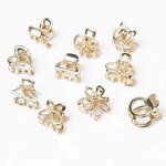 Hair Claws Manufacturer - Small Shark Geometric Metallic Metal Claw Clip for Women